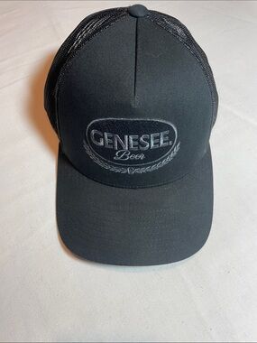 Genesee Beer The Classics Black Mesh Trucker Hat